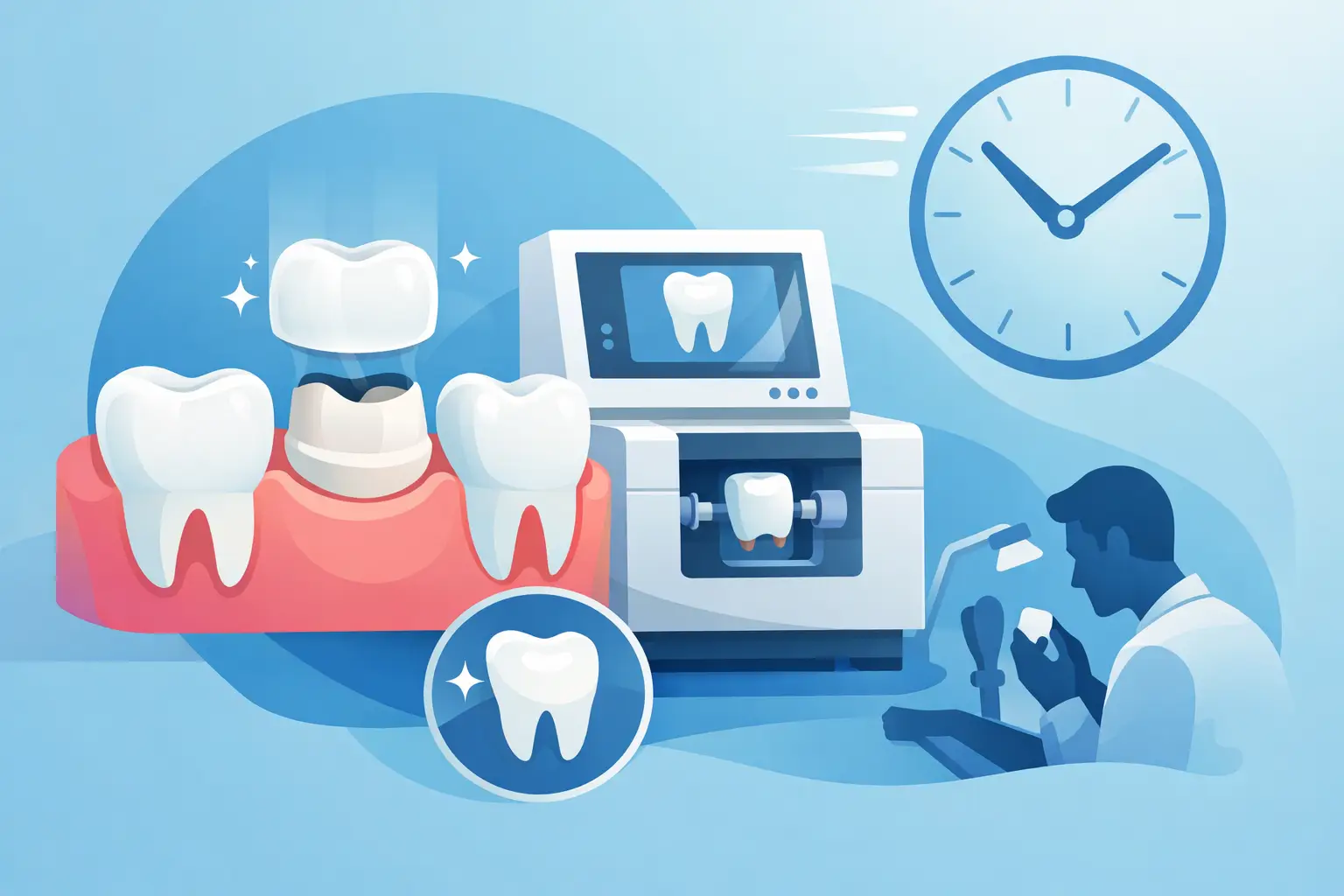 Same Day Dental Crown: A Faster Fix for Teeth
